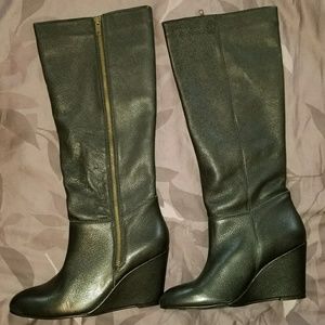 Madden Girl black tall boots size 10